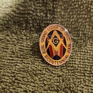 Masonic Commemorative Grand Lodge of Ohio Bicentennial Pin